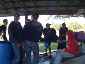 Then John decided that breaking the table would be a good pass time.